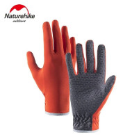 Перчатки нескользкие трикотажные Naturehike NH21FS035, размер М, оранжевые