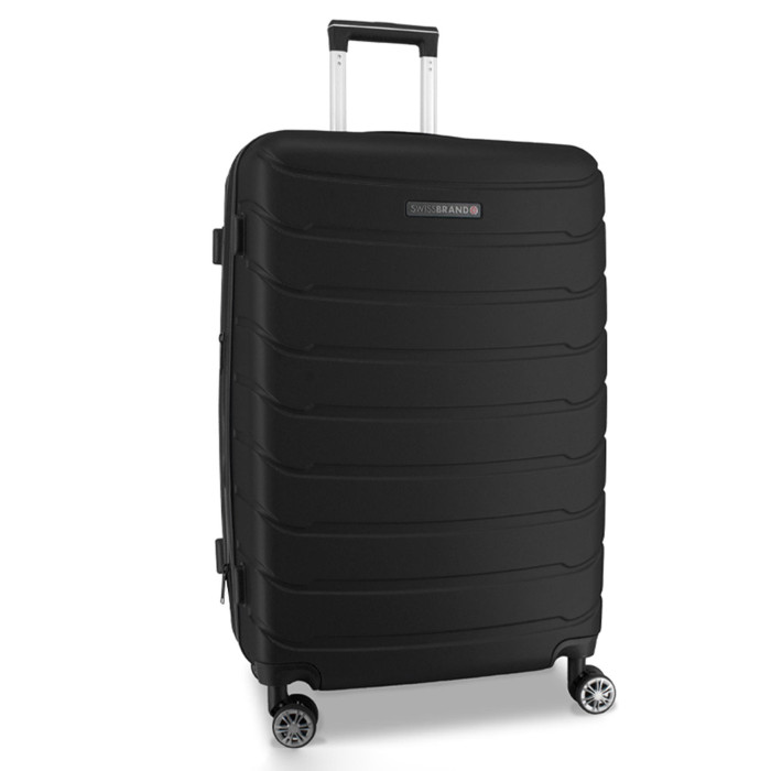 Чемодан Swissbrand Nashville (L) Black (SWB_LHNAS001L) 