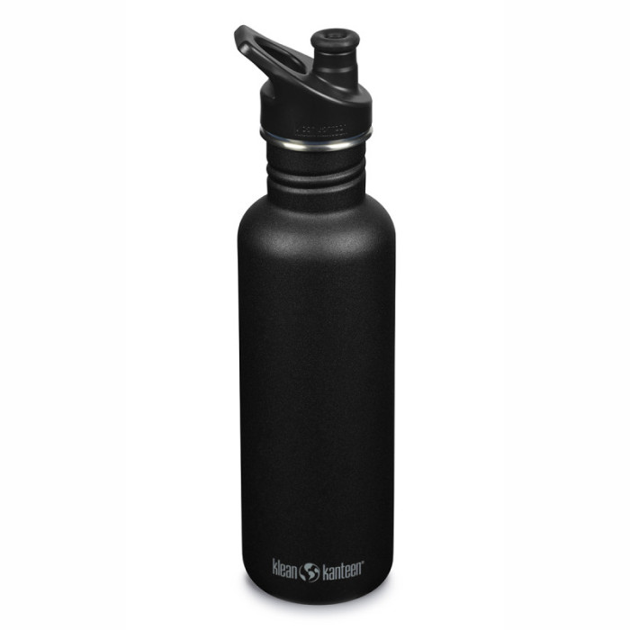 Спортивная бутылка для воды Klean Kanteen Classic Sport Cap 800 мл Black 