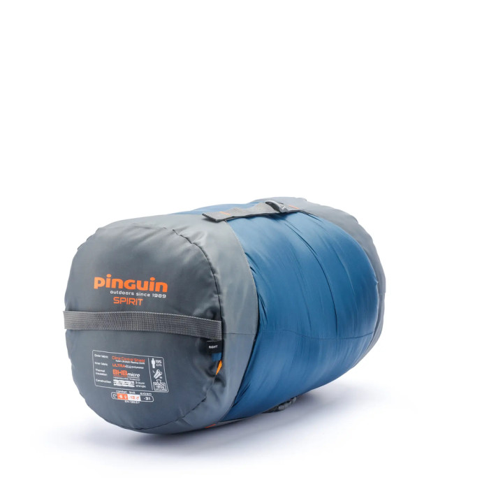 Спальный мешок Pinguin Spirit (-5/-12°C), 185 см - Right Zip, Blue (PNG 232257) 2020  