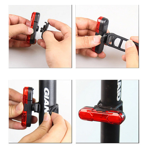 Велофонарь Police STOP+Security маячок 8821-5cob, аккум., ЗУ micro USB  