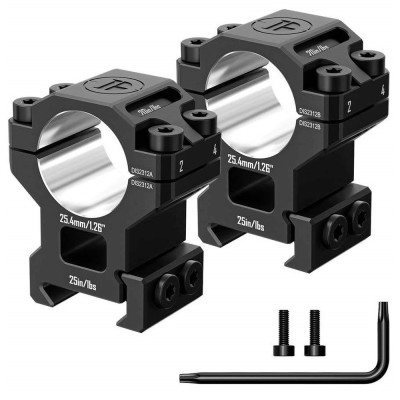Кольца Discovery 6061 For Picatinny 1inch(25.4mm) 1.26in DGPR2-25.4-1.26-61 (M240602)