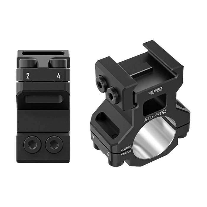 Кольца Discovery 6061 For Picatinny 1inch(25.4mm) 1.26in DGPR2-25.4-1.26-61 (M240602)  