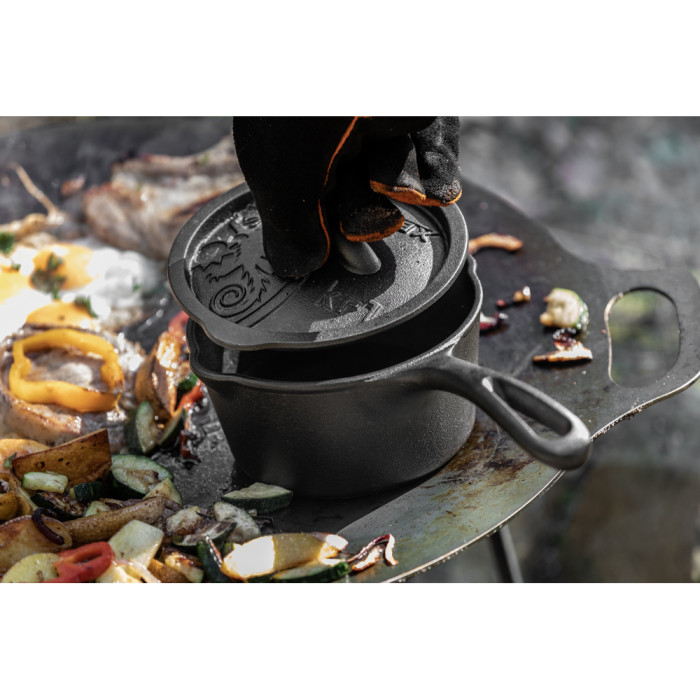Кастрюля чугунная Petromax Cast-iron Saucepan with Lid 1 л  